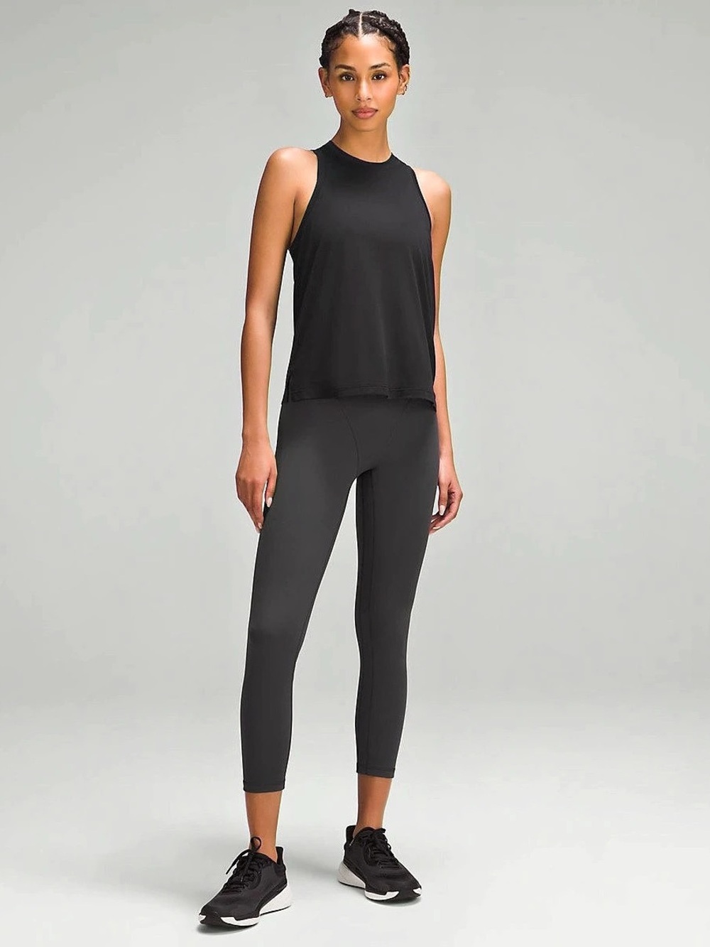 lululemon Ultralight Hip-Length Tank Top Athletic Tank Top in Black Size 4 NWT